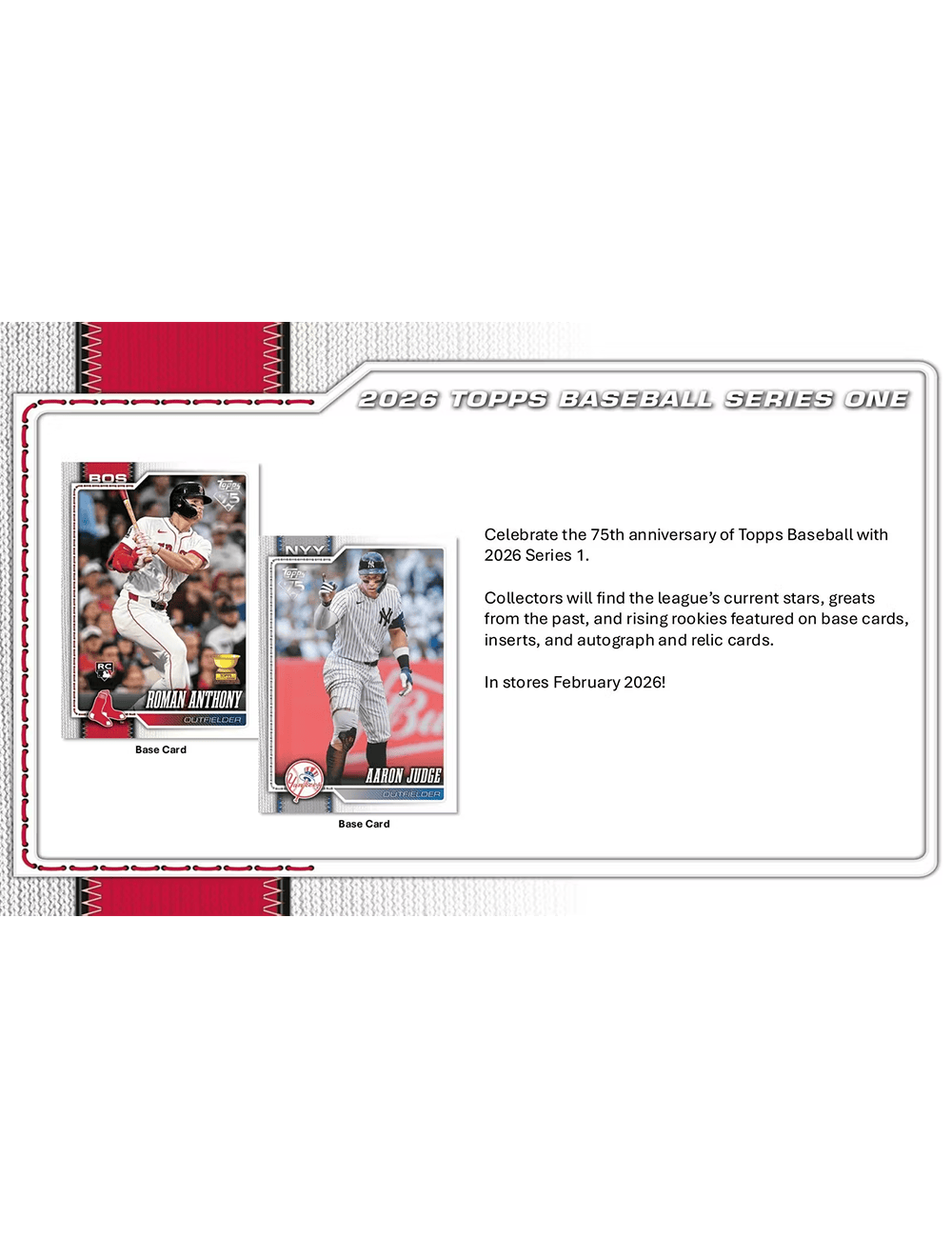 2026 Topps MLB Series 1 Baseball Trading Card Blaster Box