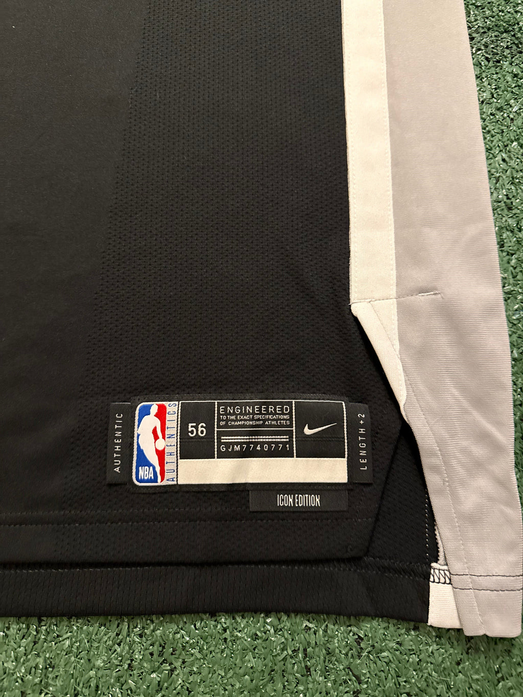 Victor Wembanyama San Antonio Spurs Jersey #1 Nike ADV Authentic Black Size 56 (XXL) NBA