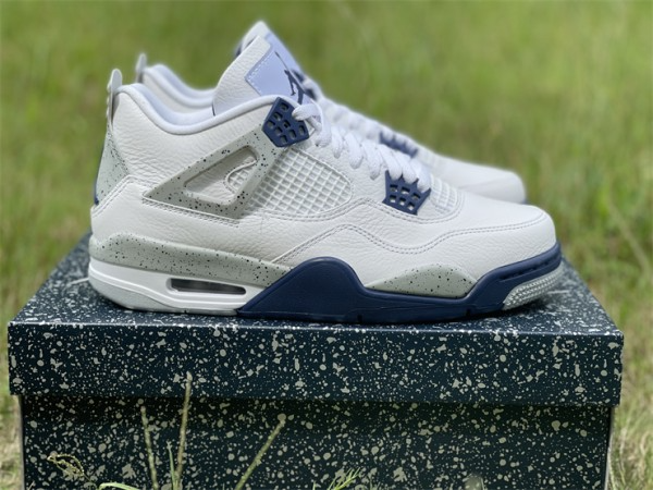 Jordan 4 Retro White Midnight Navy
