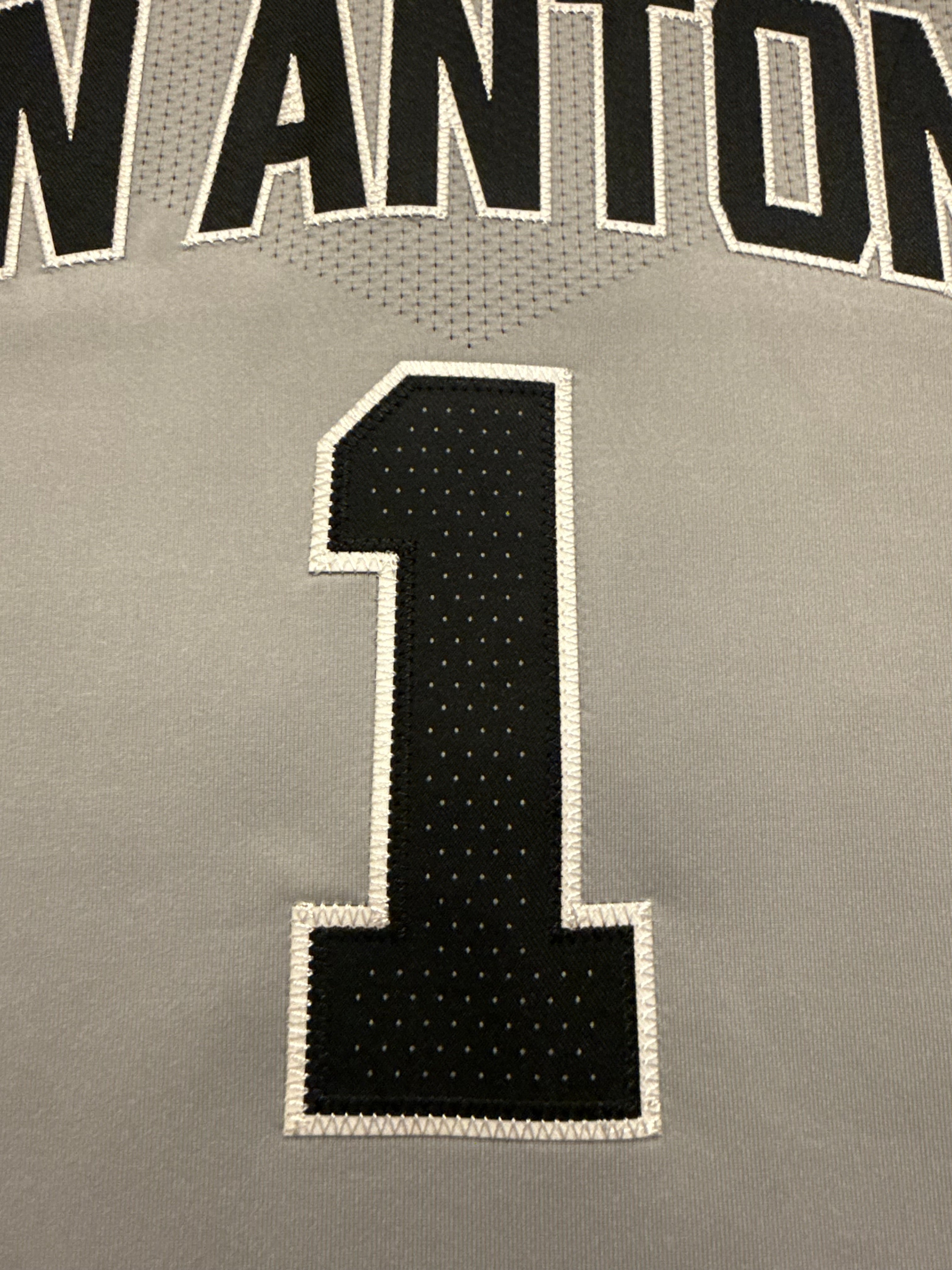 Victor Wembanyama San Antonio Spurs Jersey #1 Nike ADV Authentic Gray Size 44 (M) NBA