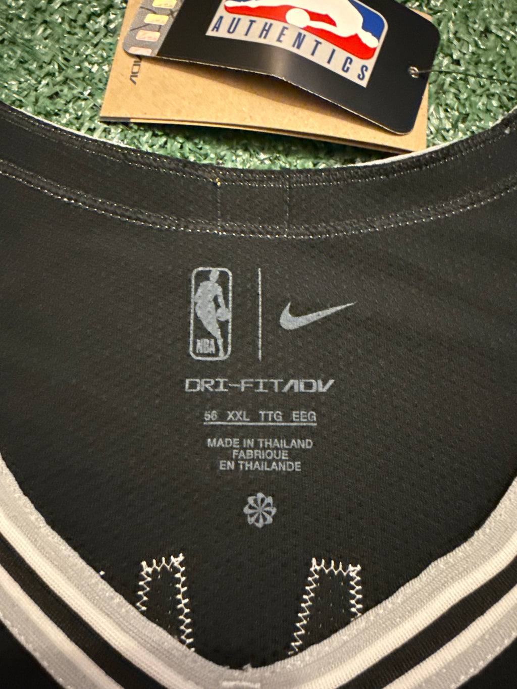 Victor Wembanyama San Antonio Spurs Jersey #1 Nike ADV Authentic Black Size 56 (XXL) NBA