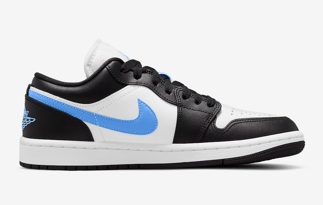 Jordan 1 Low Black University Blue White