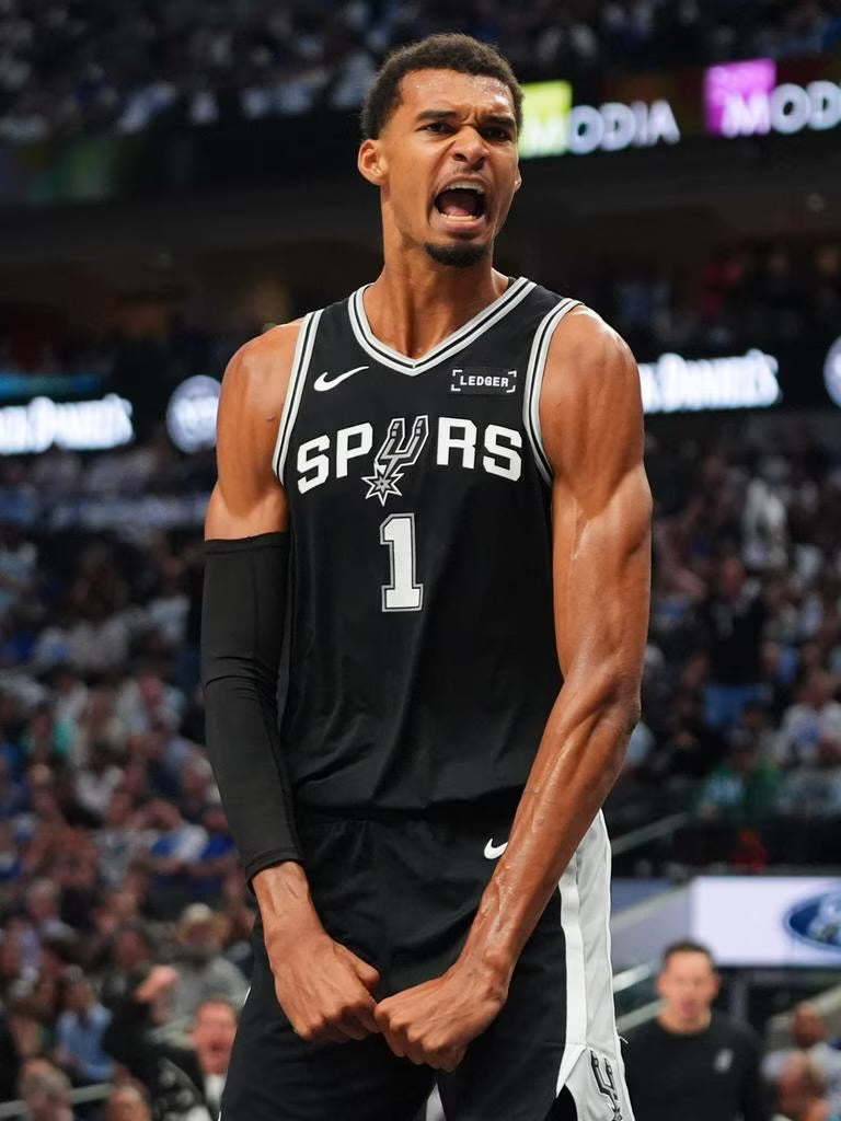 Victor Wembanyama San Antonio Spurs Jersey #1 Nike ADV Authentic Black Size 56 (XXL) NBA