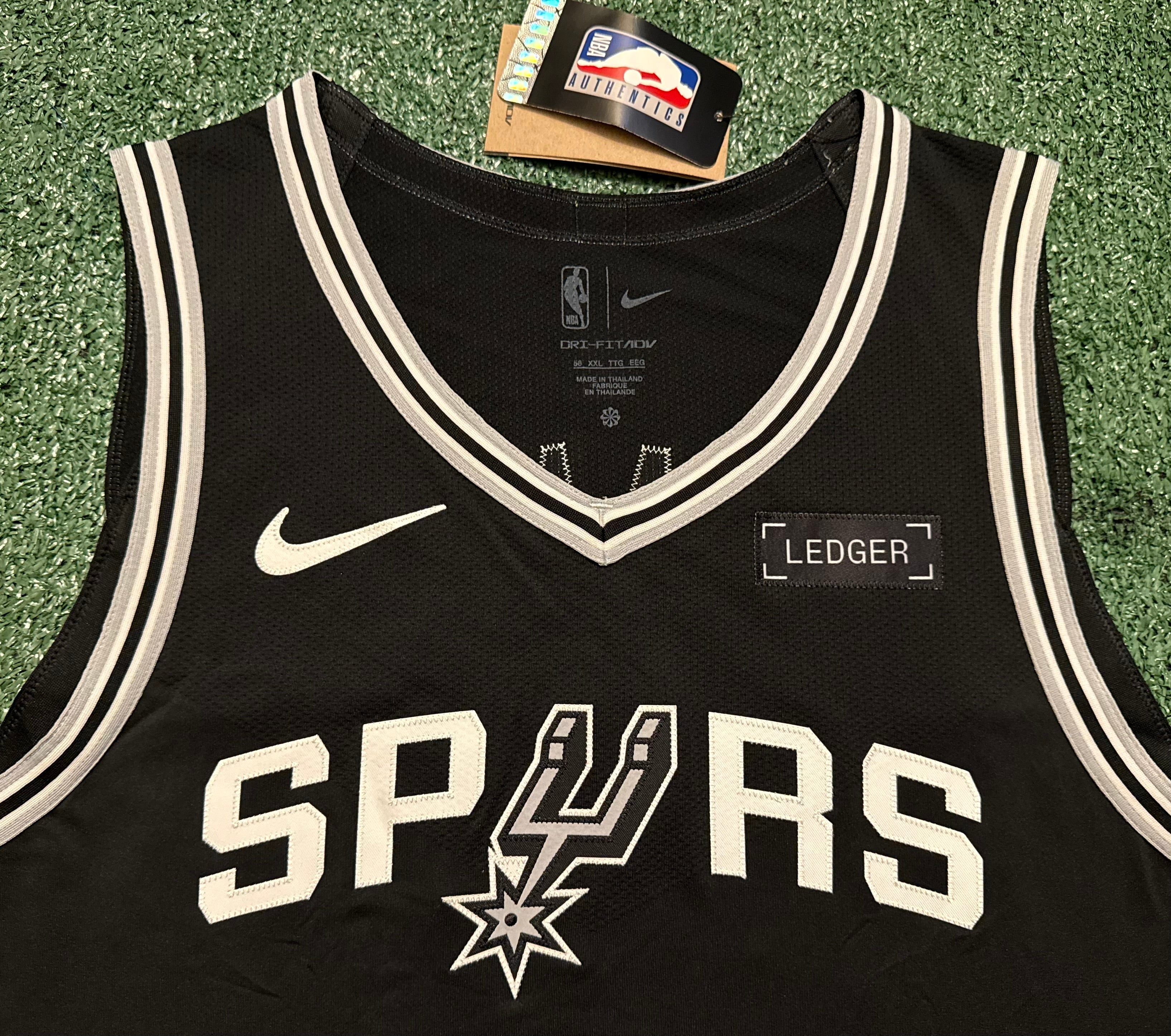 Victor Wembanyama San Antonio Spurs Jersey #1 Nike ADV Authentic Black Size 56 (XXL) NBA