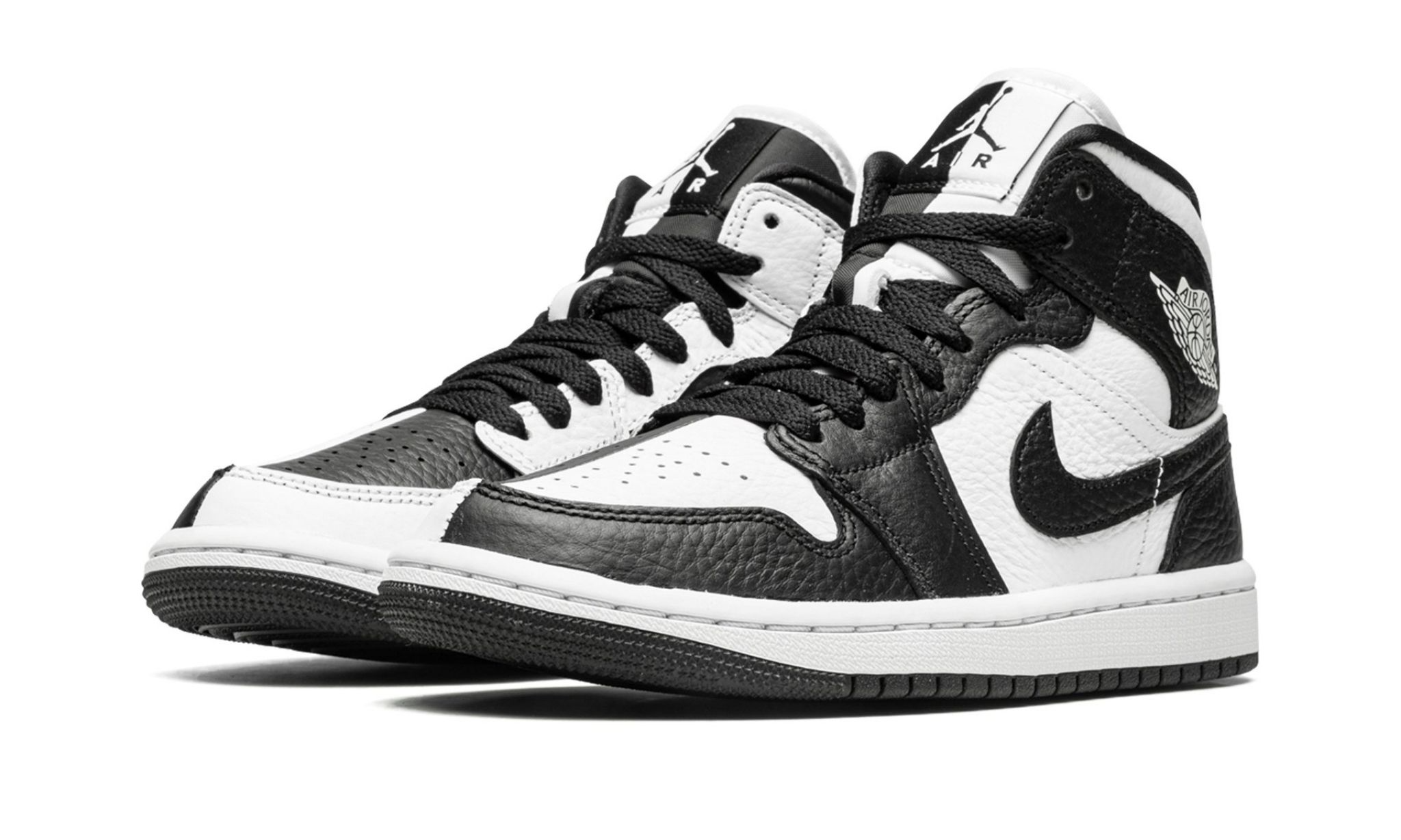 Wmns Air Jordan 1 Mid Se "Split Black White"