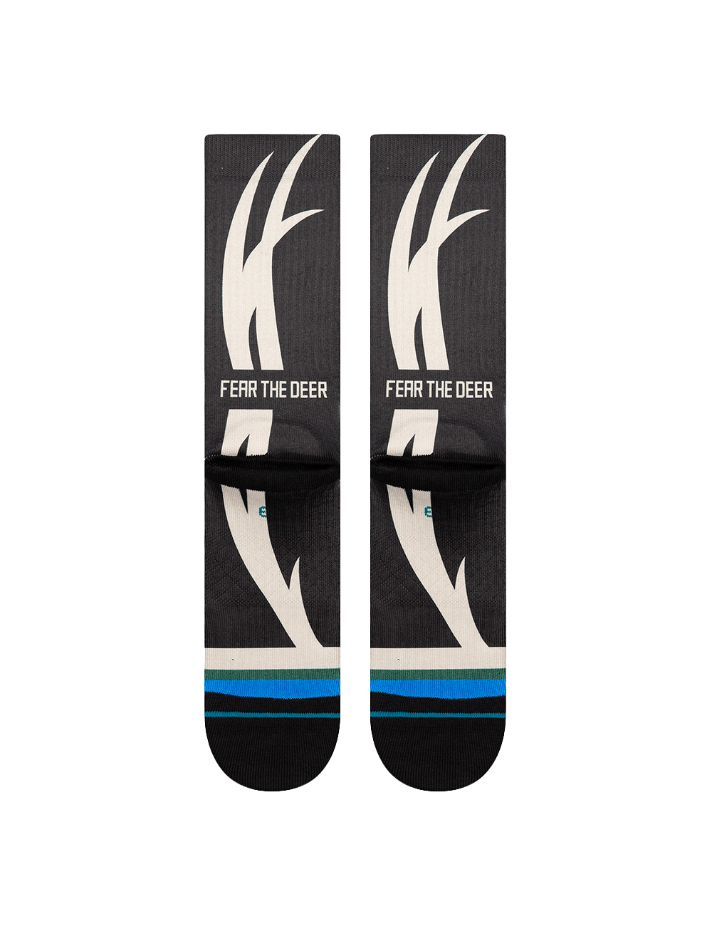 Milwaukee Bucks Stance NBA Statement Crew Socks