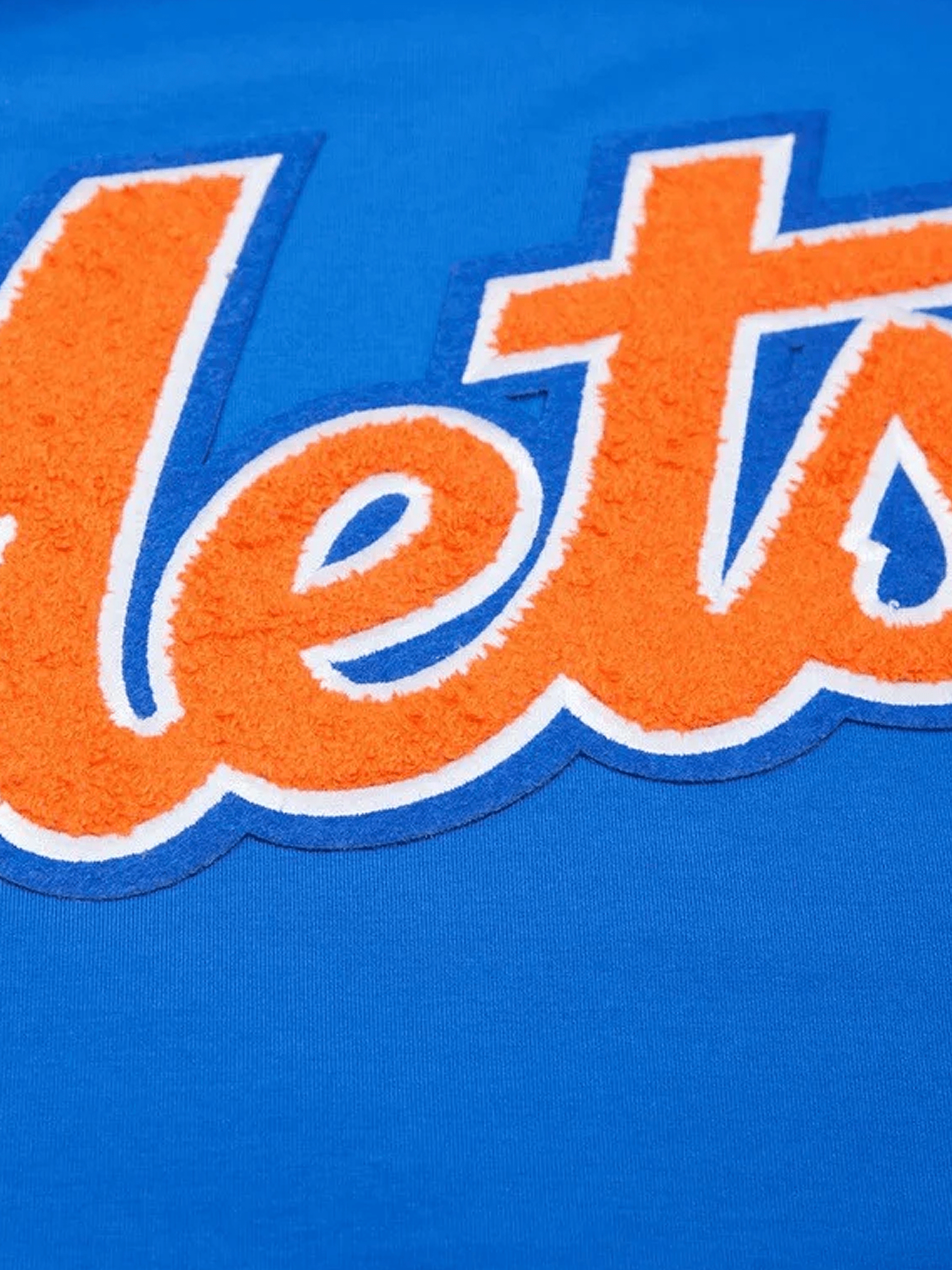 New York Mets Pro Standard MLB Team Chenille Flex T-Shirt - Blue