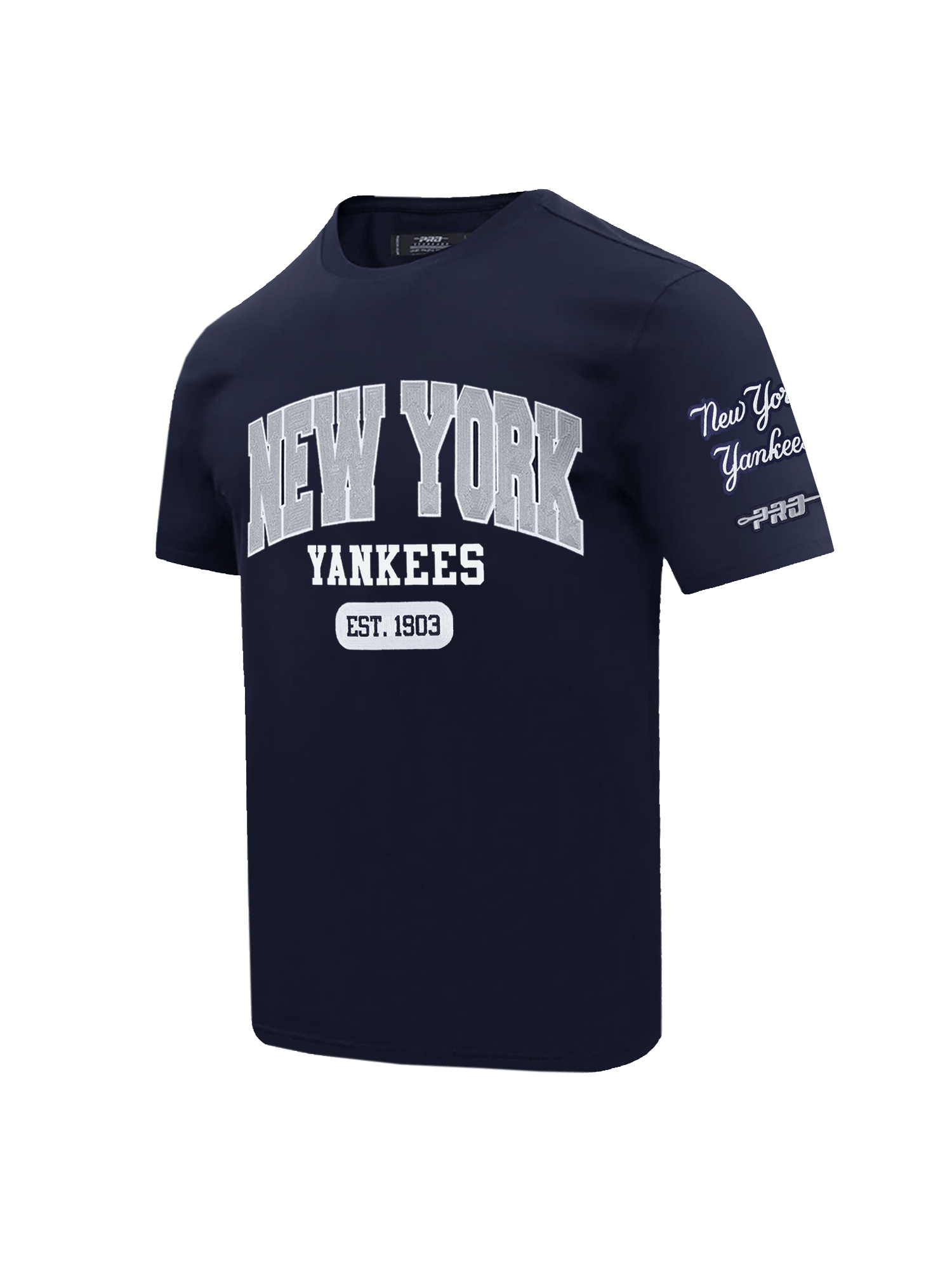 New York Yankees Pro Standard MLB City Arch Premium Flex T-Shirt - Navy