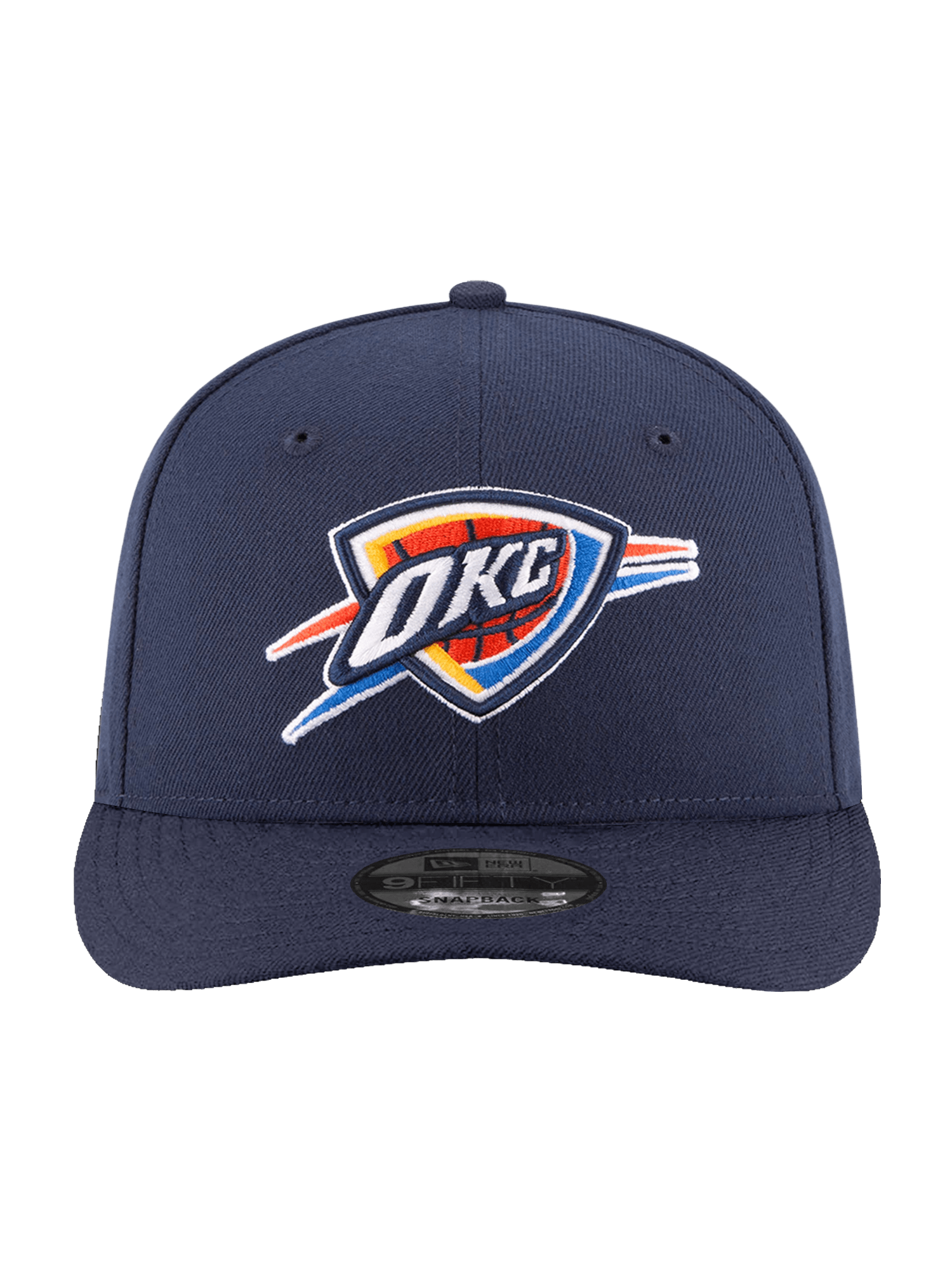Oklahoma City Thunder New Era NBA Team 9FIFTY Pre-Curved Snapback Hat - Navy