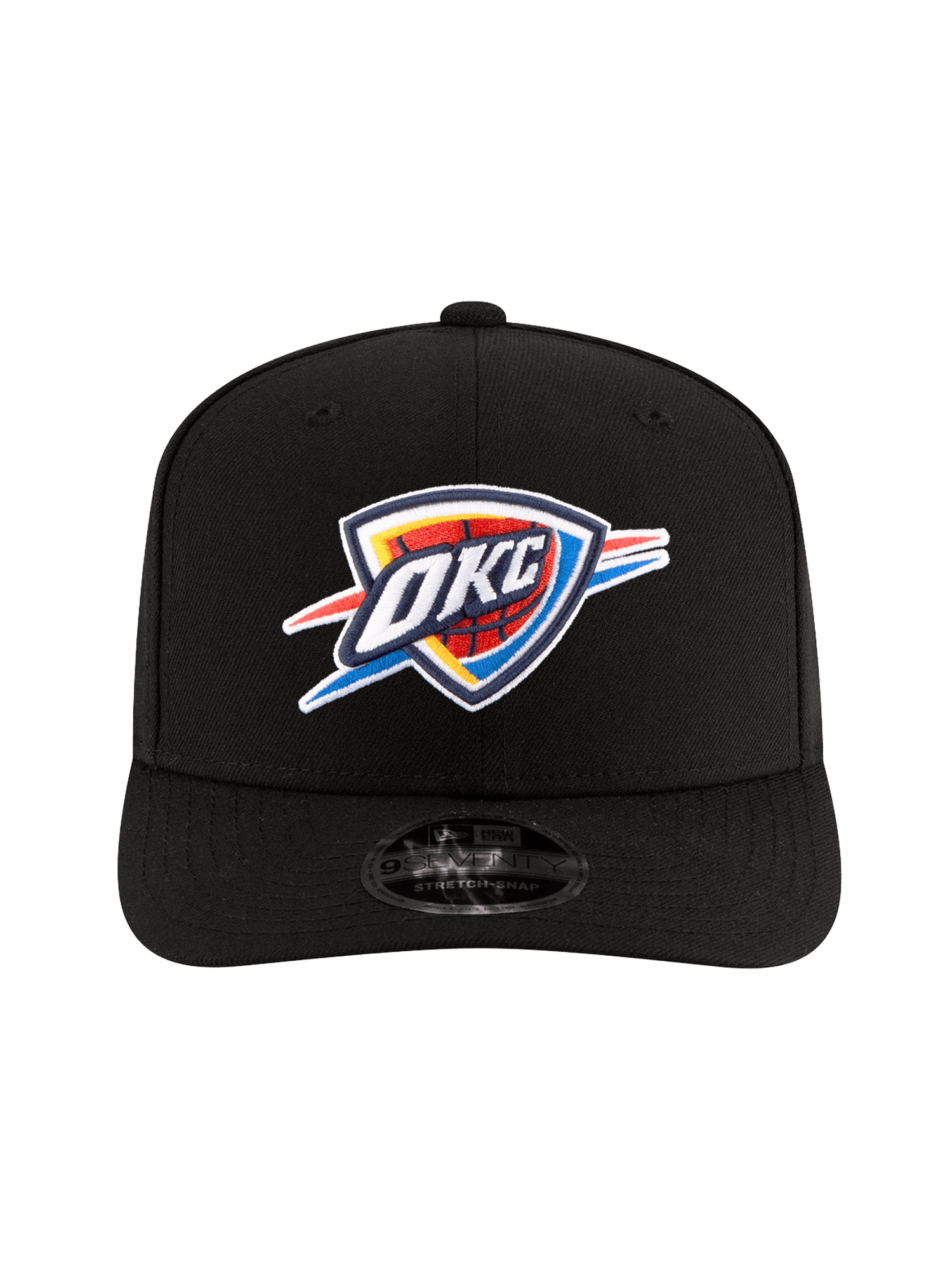 Oklahoma City Thunder New Era NBA Team 9SEVENTY Stretch-Snapback Hat - Black