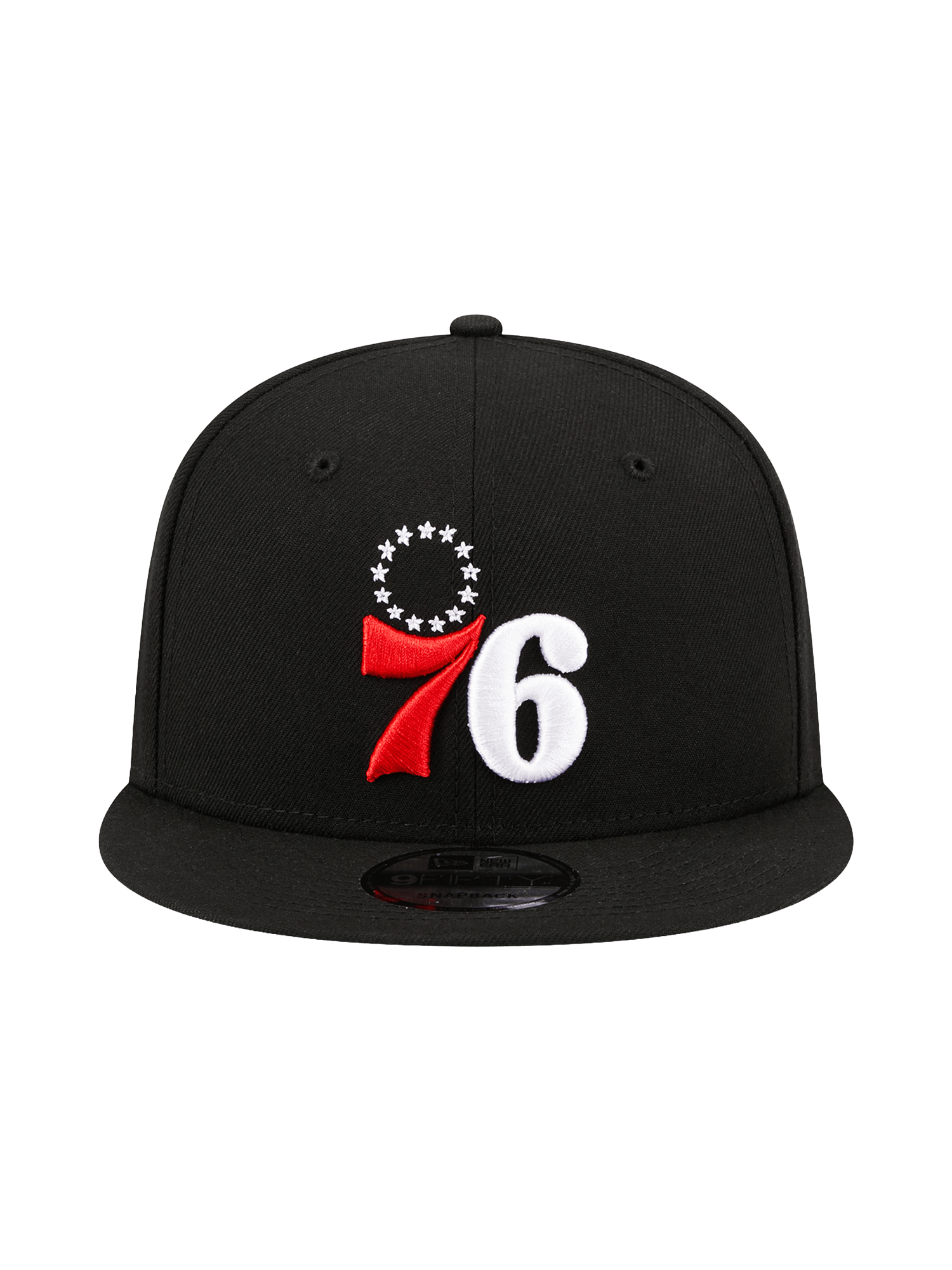 Philadelphia 76ers New Era NBA Alt 9FIFTY Snapback Hat - Black