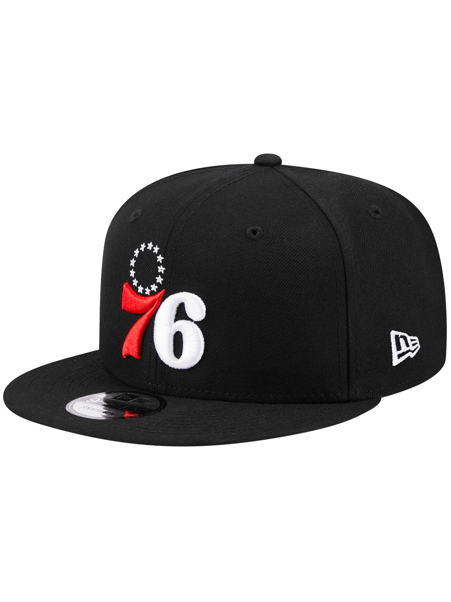 Philadelphia 76ers New Era NBA Alt 9FIFTY Snapback Hat - Black