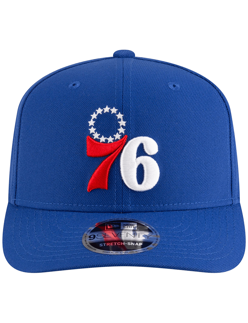 Philadelphia 76ers New Era NBA Team 9SEVENTY Stretch-Snapback Hat - Blue