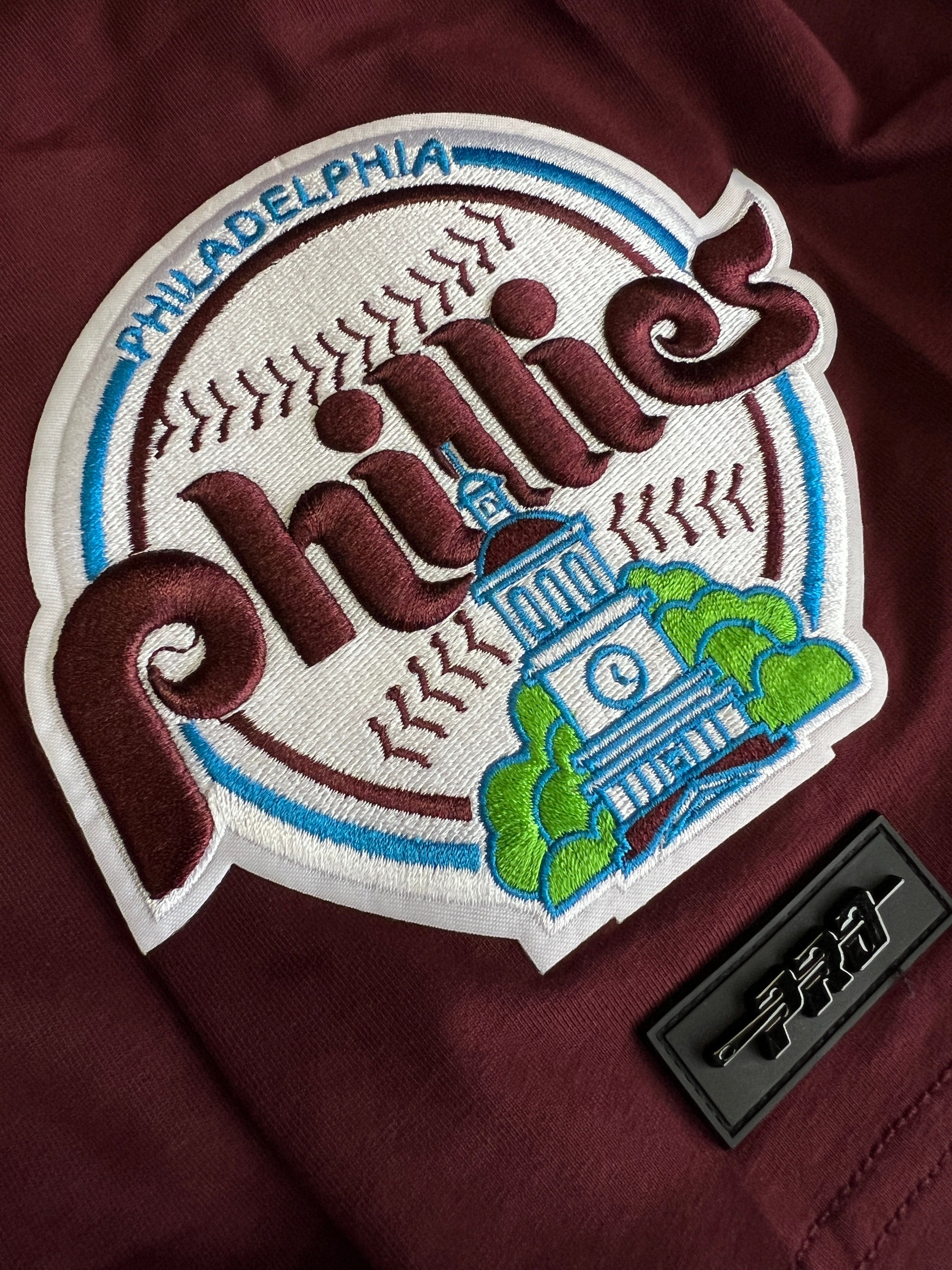 Philadelphia Phillies Pro Standard MLB Team Chenille Flex T-Shirt - Maroon