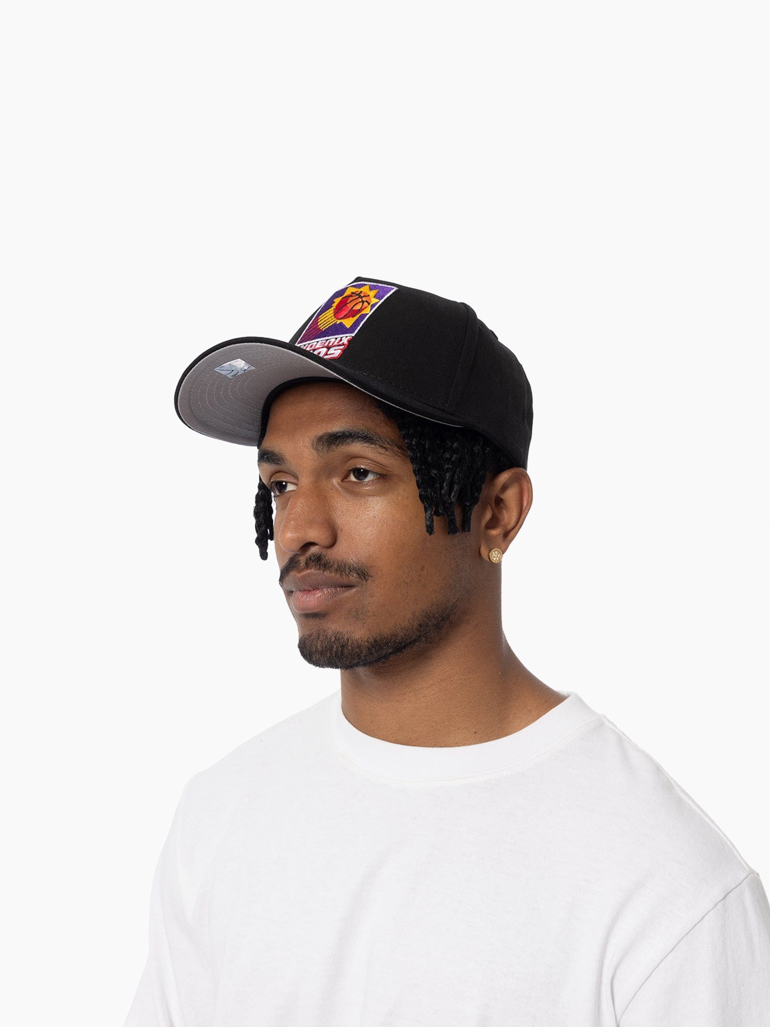 Phoenix Suns Mitchell & Ness NBA HWC Pro Pinch Snapback Hat - Black