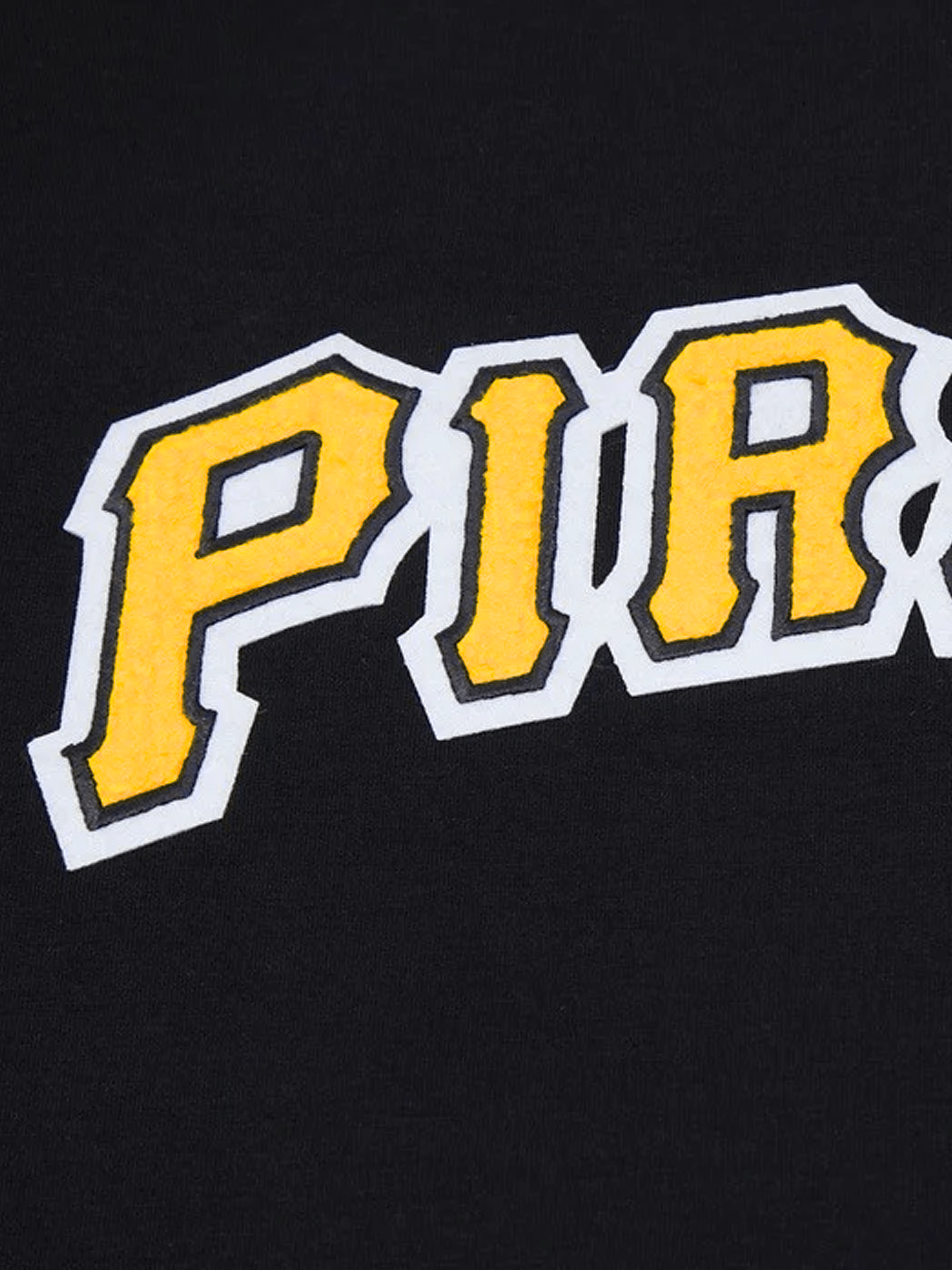 Pittsburgh Pirates Pro Standard MLB Team Chenille Flex T-Shirt - Black