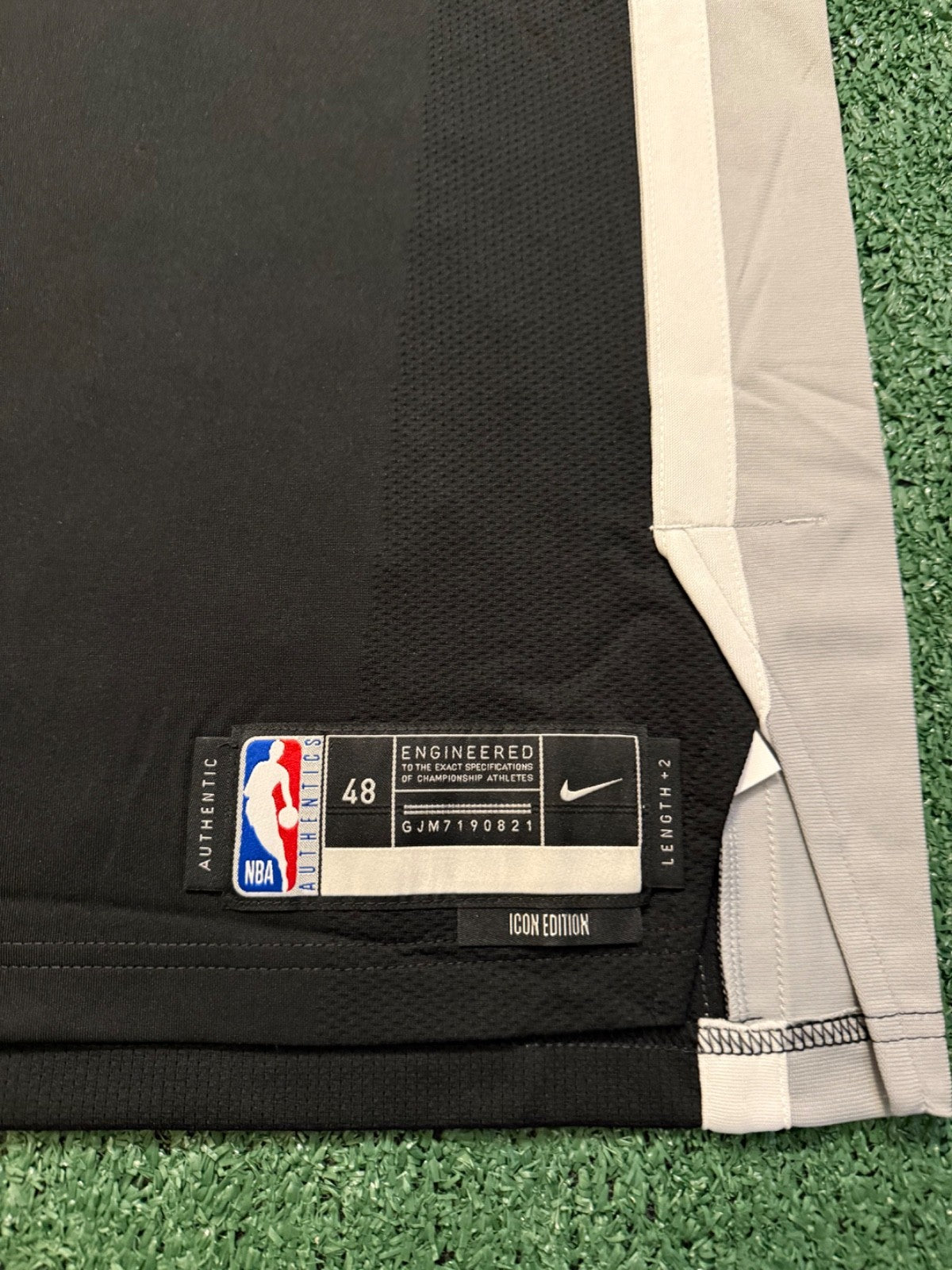 Victor Wembanyama San Antonio Spurs Jersey #1 Nike ADV Authentic Black Size 48 (L) NBA
