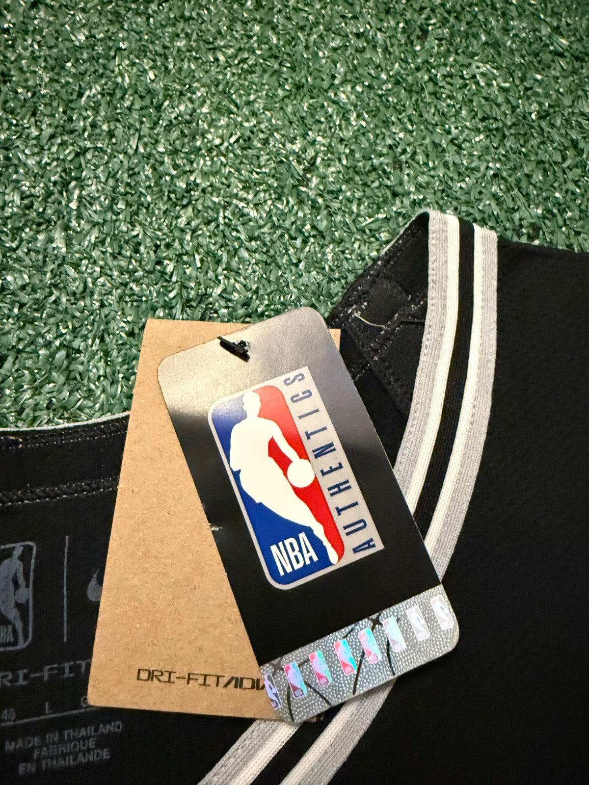 Victor Wembanyama San Antonio Spurs Jersey #1 Nike ADV Authentic Black Size 48 (L) NBA