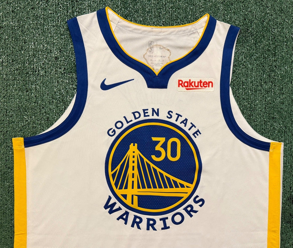 Steph Curry Golden State Warriors Jersey #30 Nike ADV Authentic White Size 48 (L) NBA