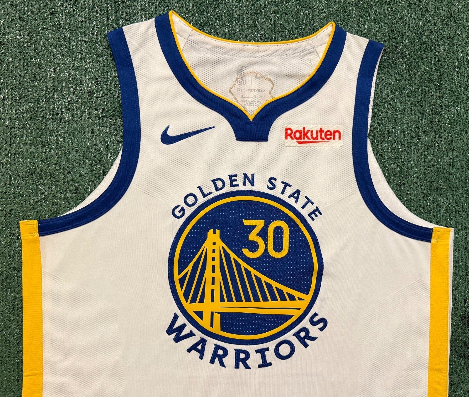 Steph Curry Golden State Warriors Jersey #30 Nike ADV Authentic White Size 48 (L) NBA