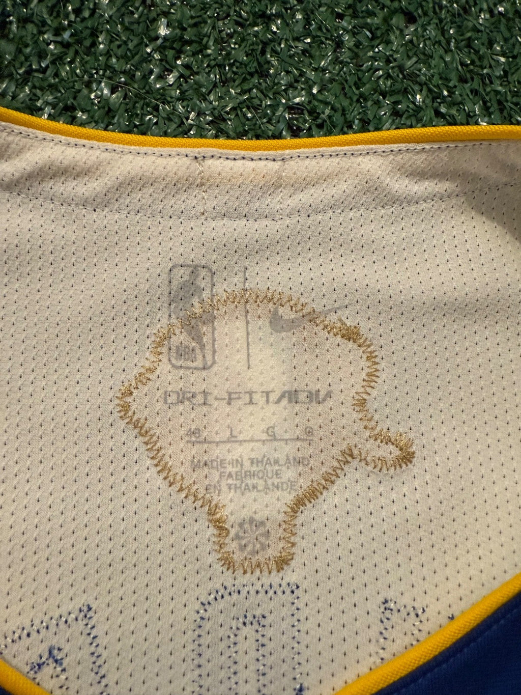 Steph Curry Golden State Warriors Jersey #30 Nike ADV Authentic White Size 48 (L) NBA