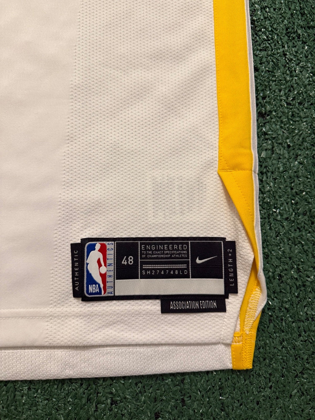 Steph Curry Golden State Warriors Jersey #30 Nike ADV Authentic White Size 48 (L) NBA