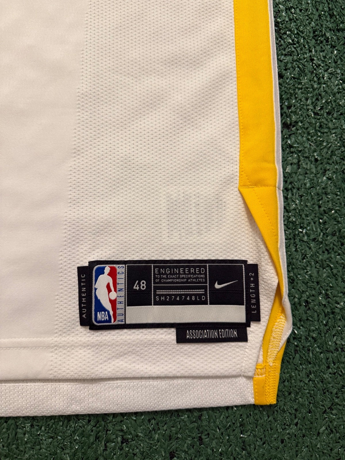 Steph Curry Golden State Warriors Jersey #30 Nike ADV Authentic White Size 48 (L) NBA