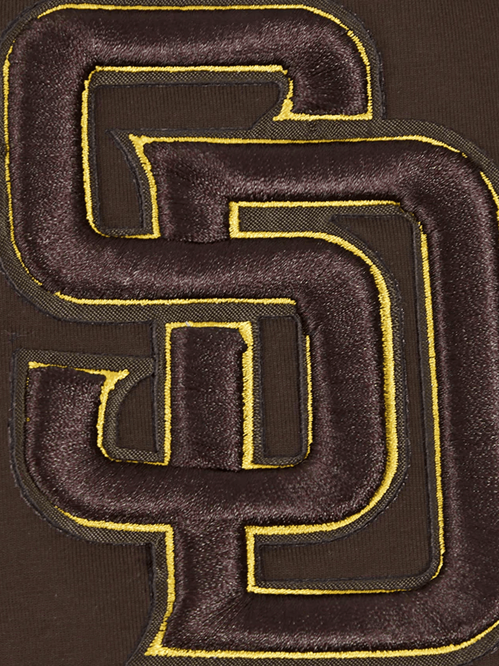 San Diego Padres Pro Standard MLB Team Chenille Flex T-Shirt - Brown