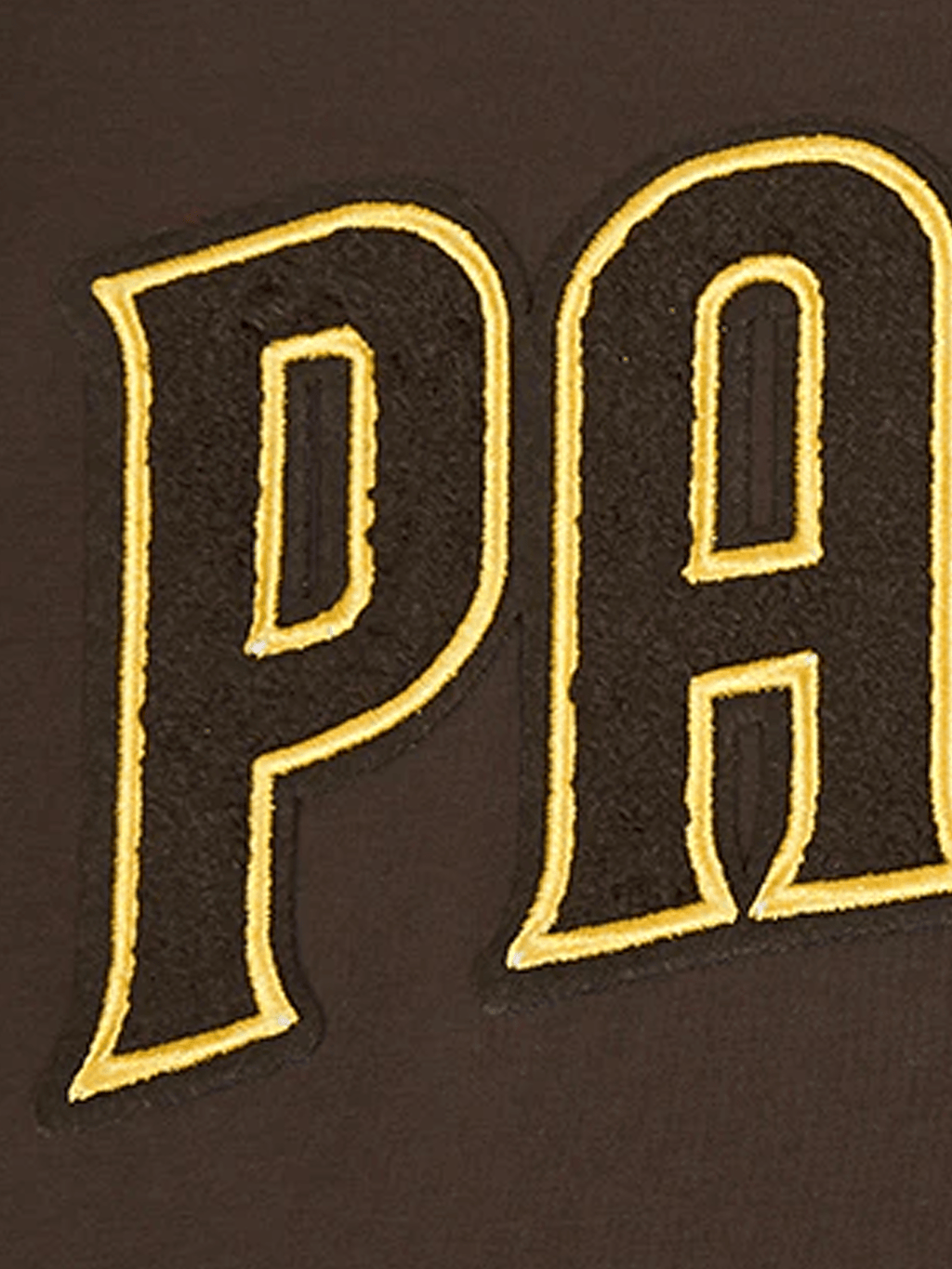 San Diego Padres Pro Standard MLB Team Chenille Flex T-Shirt - Brown