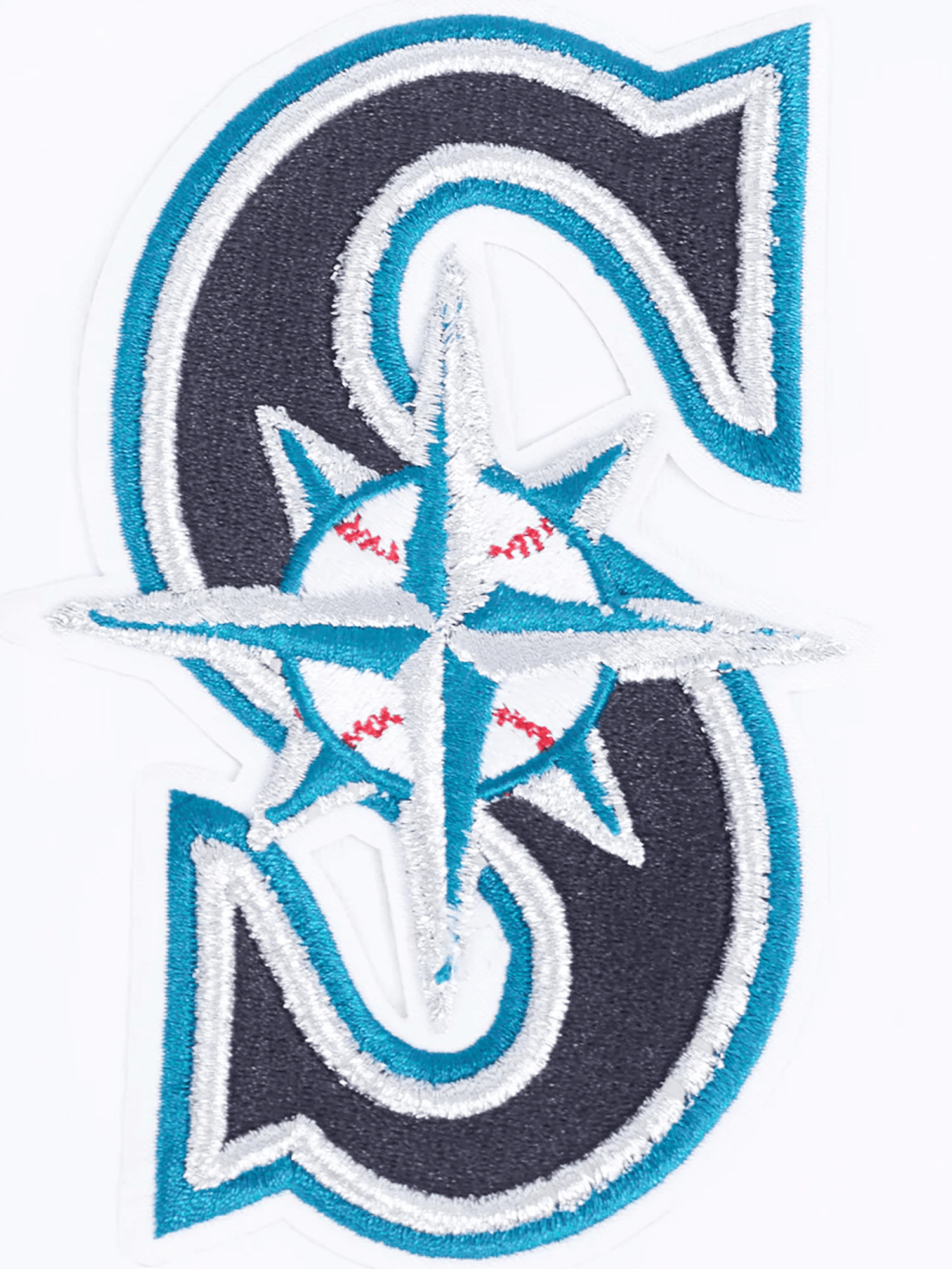 Seattle Mariners Pro Standard MLB Team Chenille Flex T-Shirt - White