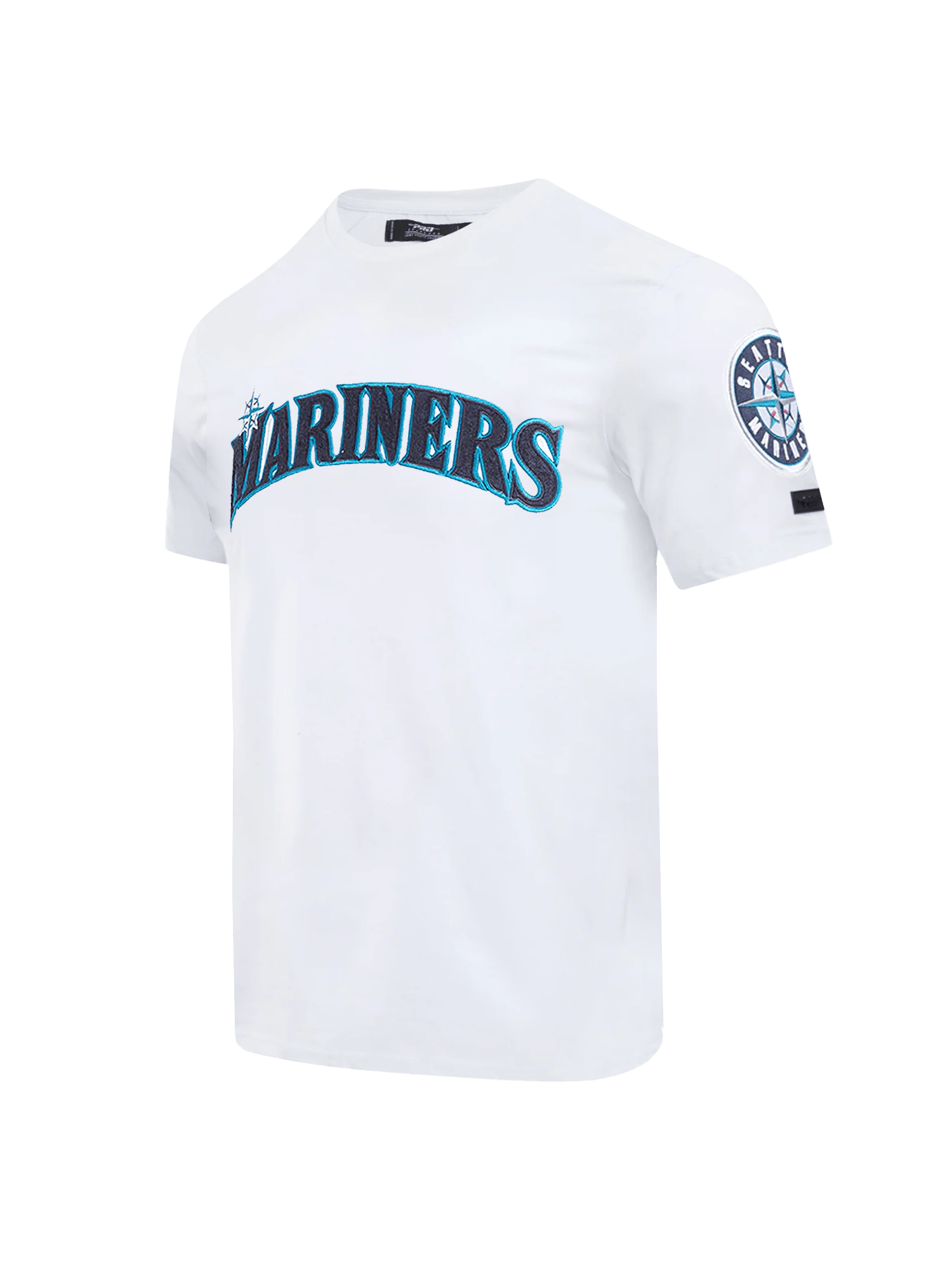 Seattle Mariners Pro Standard MLB Team Chenille Flex T-Shirt - White