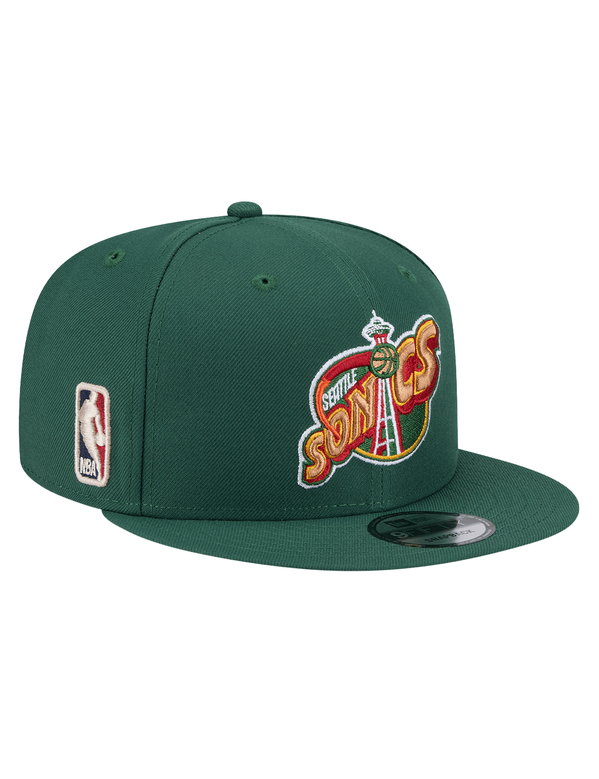 Seattle Supersonics New Era NBA HWC 9FIFTY Snapback Hat - Dark Green