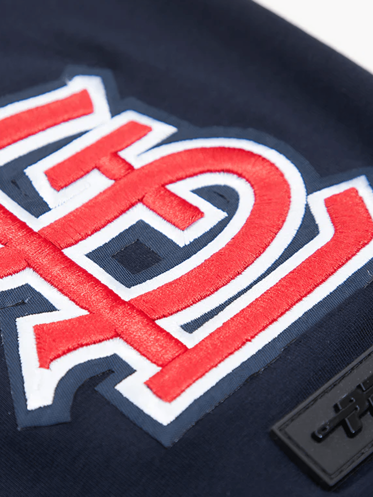 St Louis Cardinals Pro Standard MLB Team Chenille Flex T-Shirt - Navy