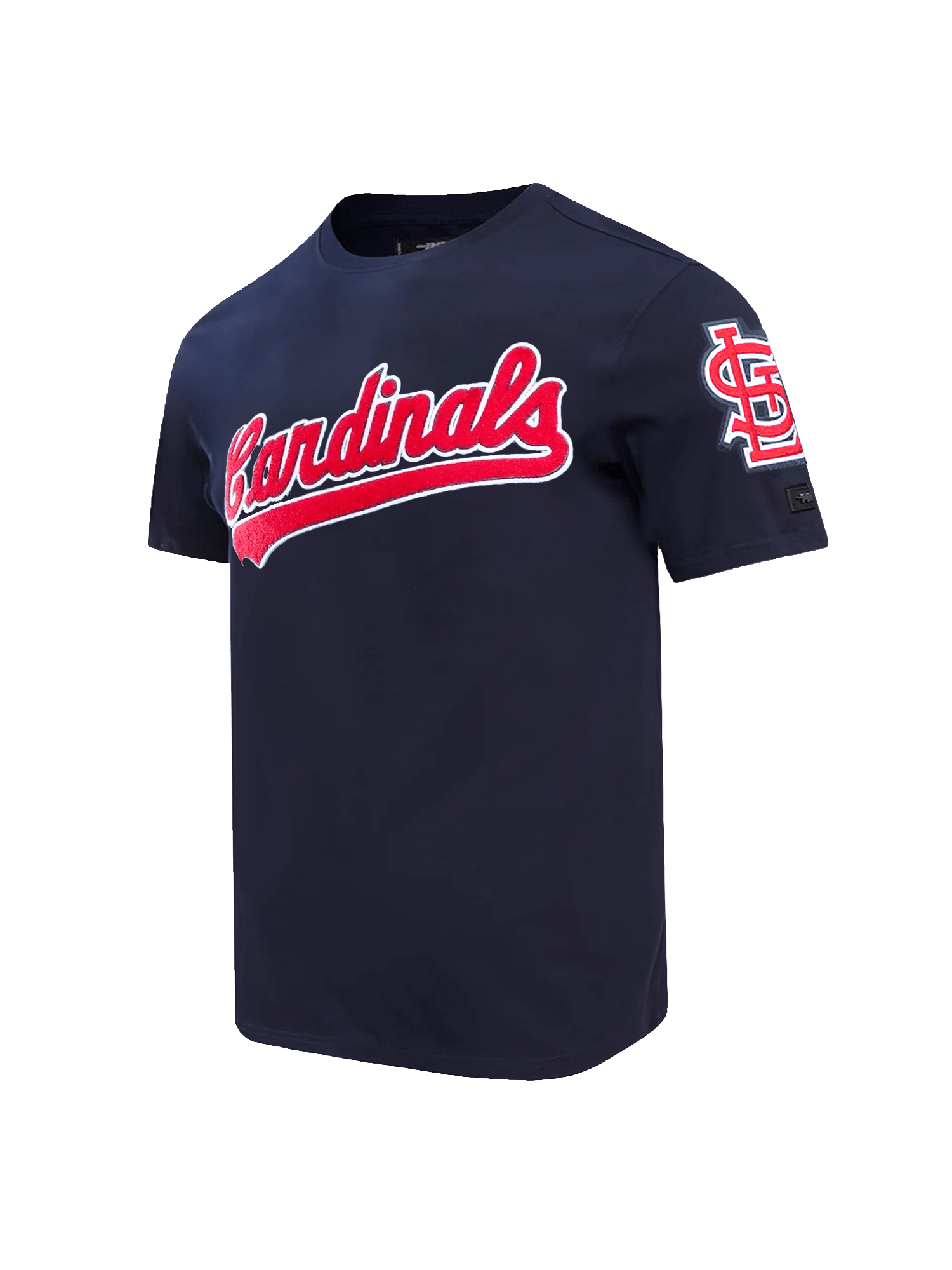 St Louis Cardinals Pro Standard MLB Team Chenille Flex T-Shirt - Navy