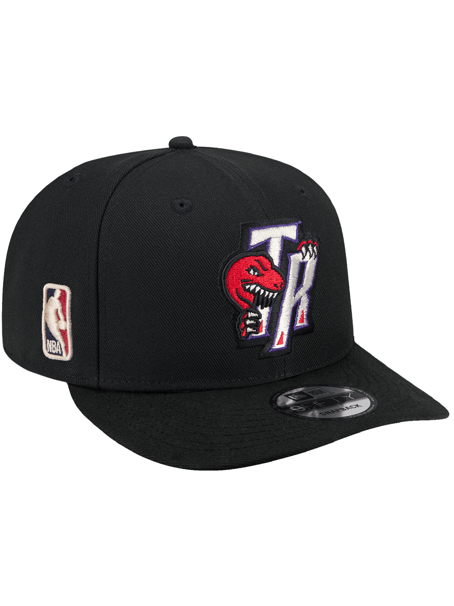 Toronto Raptors New Era NBA HWC 9FIFTY Pre-Curved Snapback Hat - Black