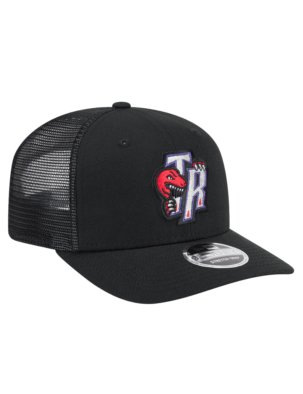 Toronto Raptors New Era NBA HWC 9SEVENTY Trucker Stretch Snapback Hat - Black