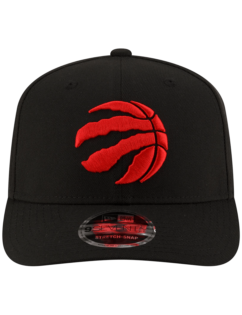 Toronto Raptors New Era NBA Team 9SEVENTY Stretch-Snapback Hat - Black