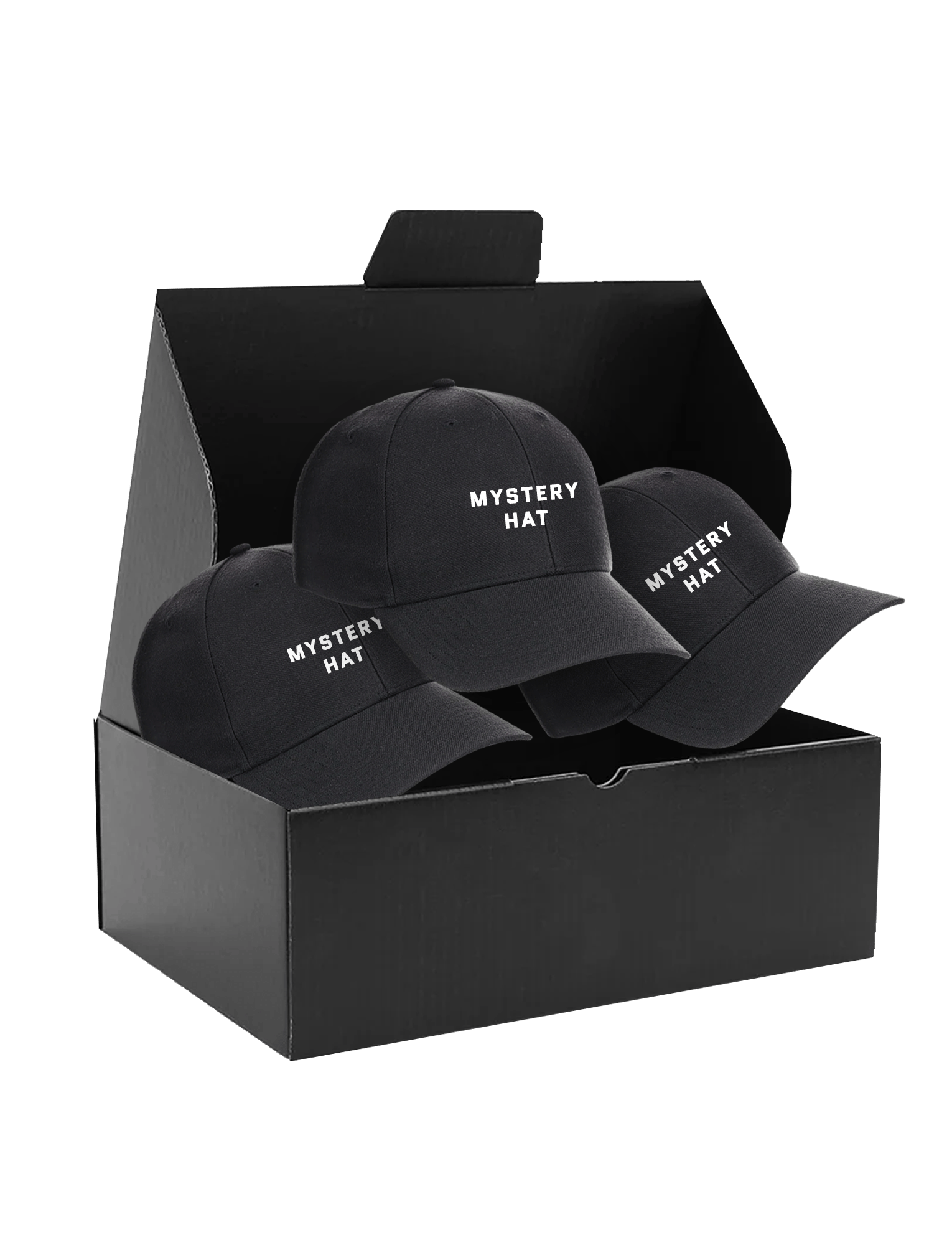 US Sports Mystery Box - 3 x Curved Snapback Hats