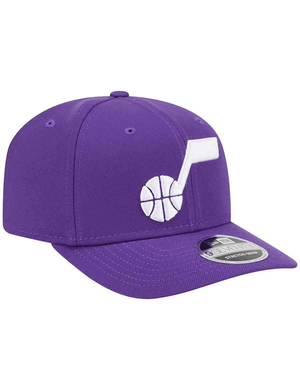Utah Jazz New Era NBA Team 9SEVENTY Stretch-Snapback Hat - Purple