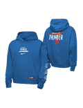 Youths Oklahoma City Thunder Nike NBA Prime Courtside Hoodie Jumper - Blue